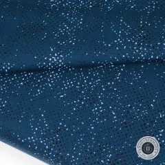 Moda Baumwollstoff - Zen Chic Spotted - Simply Cozy - Navy